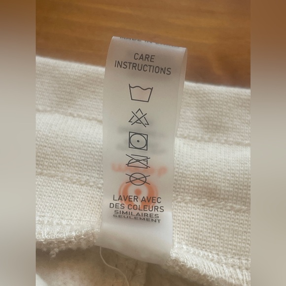 Mono B Ivory Drawstring Sweatpants Joggers NWT Size M/L - Picture 5 of 7